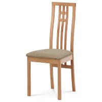 Jídelní židle  - buk/potah krémový  BC-2482 BUK3